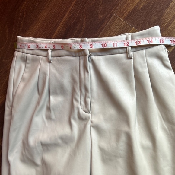HOUSE OF HARLOW 1960 Vegan Leather High Waist Pants size 6 - Picture 6 of 9